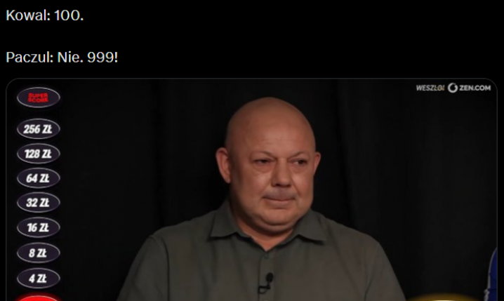 ODPOWIEDŹ Kowala na pytanie o NAJWIĘKSZĄ LICZBĘ TRZYCYFROWĄ xD